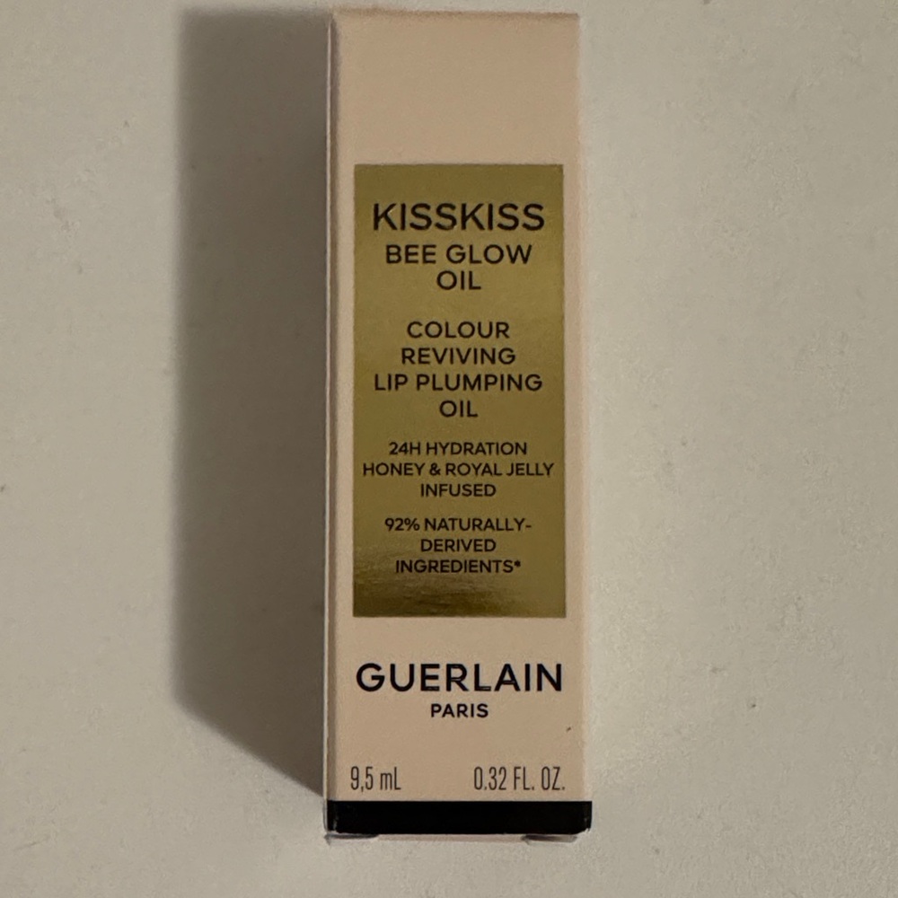 NIB Unopened Guerlain KissKiss Bee Glow Lip Oil - Rose Glow